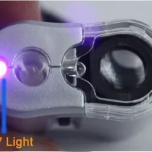 Мини-МИКРОСКОП СВЕТОДИОДНЫЙ Обнаружение денег 60X Лупа#9592