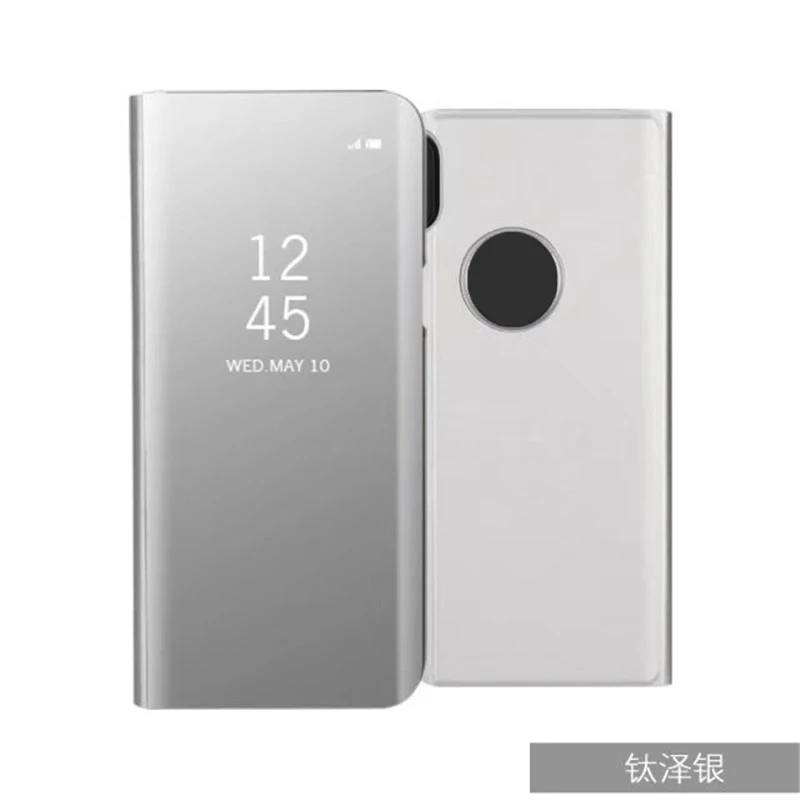 Умный зеркальный чехол для iPhone X 8 7 6 6s Plus, модный флип-чехол для iPhone 10 9 Coque