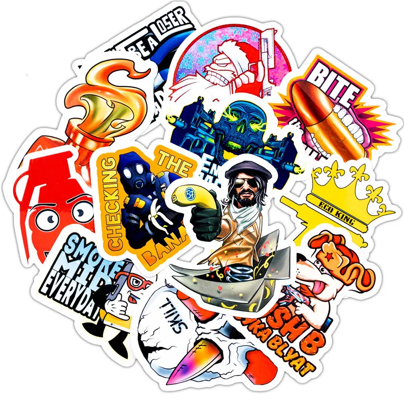 30PCS Pack cs go Stickers Set Stickers For Kids Luggage Skateboard Laptop Teem Game Stickers Graffiti Funny Sticker  (8)