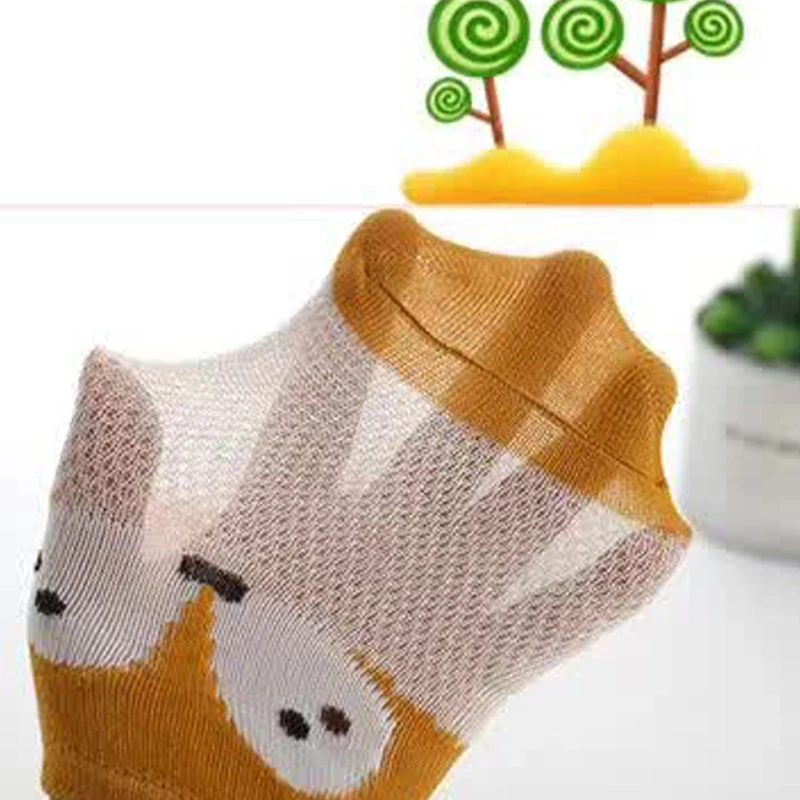 2018-Summer-Children-Socks-Candy-Color-Fox-Pattern-Mesh-Lovely-Boys-Girls-Boat-Socks-1-10 (3)
