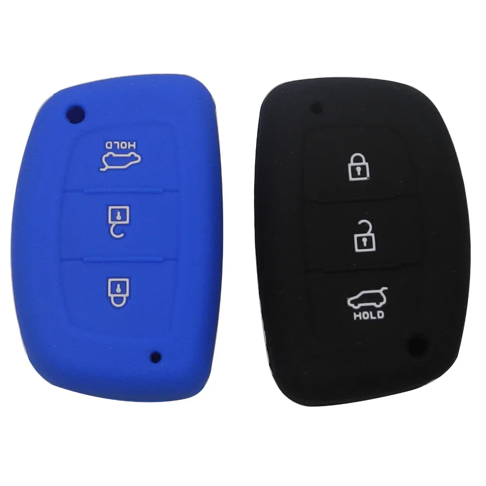 3 Button Silicone Key Cover For Hyundai IX25 I30 HB20 i30 ix35 Mistra Verna Solaris Sonata