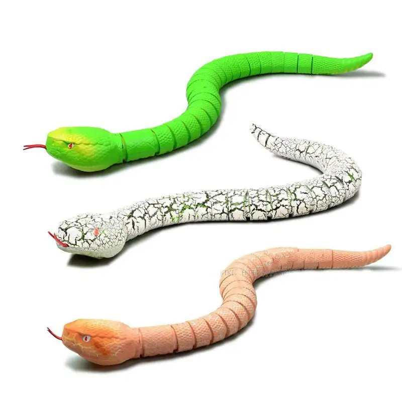 

Practical Jokes RC Snake Toy Creative Simulation Electronic Remote Control Animal Trick Terrifying Mischief Prank Gift Model