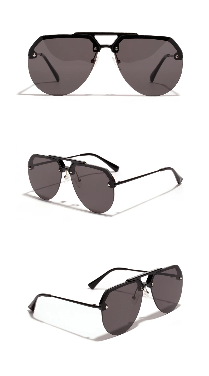 semi-rimless sunglasses 2086 detail (5)