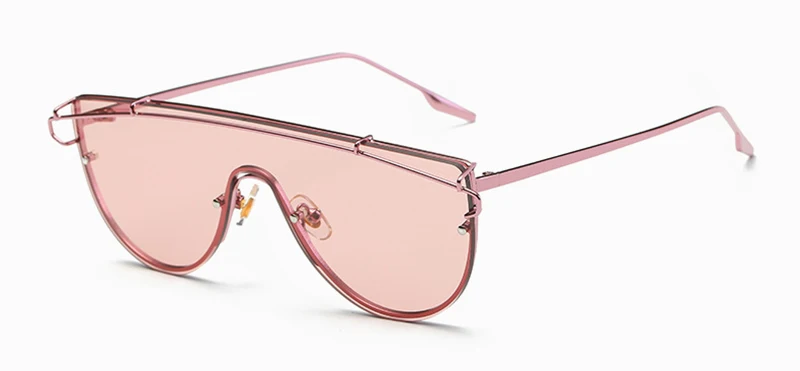 LEIDISEN, большие размеры, мужские и женские солнцезащитные очки, фирменный дизайн, модные очки, Ретро стиль, Ретро стиль, Летний стиль, солнцезащитные очки для женщин, Oculos UV400 - Цвет линз: Pink w pink