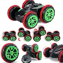 Радиоуправляемая машина 2,4 Ghz 1/18 4WD с дистанционным управлением, автомобиль-амфибия, двухсторонний трюковый автомобиль, масштаб 360 градусов, машинки RTR, игрушки, подарки на Рождество