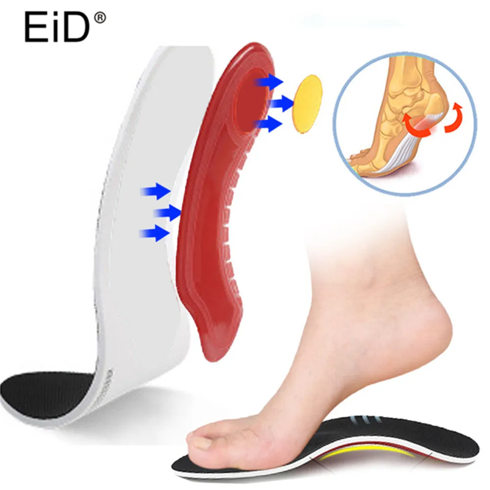 

EID EVA 3D Orthotic orthopedic Flat Feet Foot orthotic insoles High Arch Gel Heel Support Shoe Inserts Insoles Pads