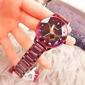 

popular 2019 Fahion Simple Star Sky Women Watches Waterproof Wristwatch