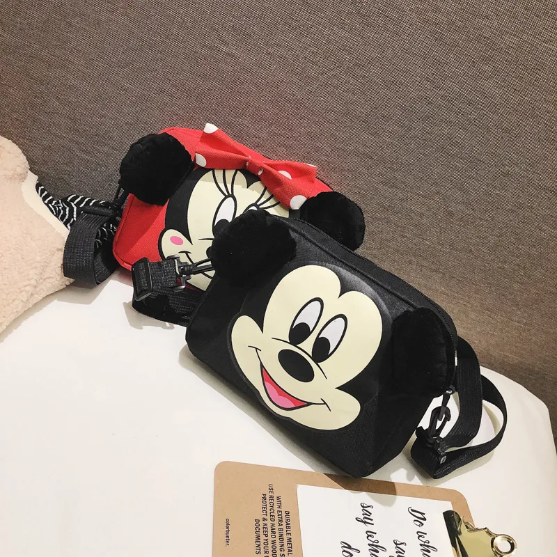 

Disney Children Cartoon Bag for Shoulder Mickey mouse girl bag messenger lovely bag girl gift Minnie packet bag