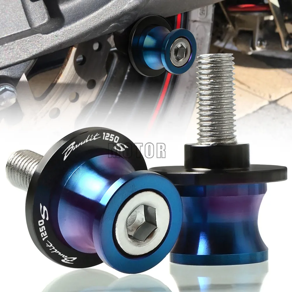 

8MM For Suzuki GSF 1250/1250S S Bandit 2007 2008 Motorcycle Rear Swingarm Sliders Spools Stand Screws Swing Arm Protector 8 MM