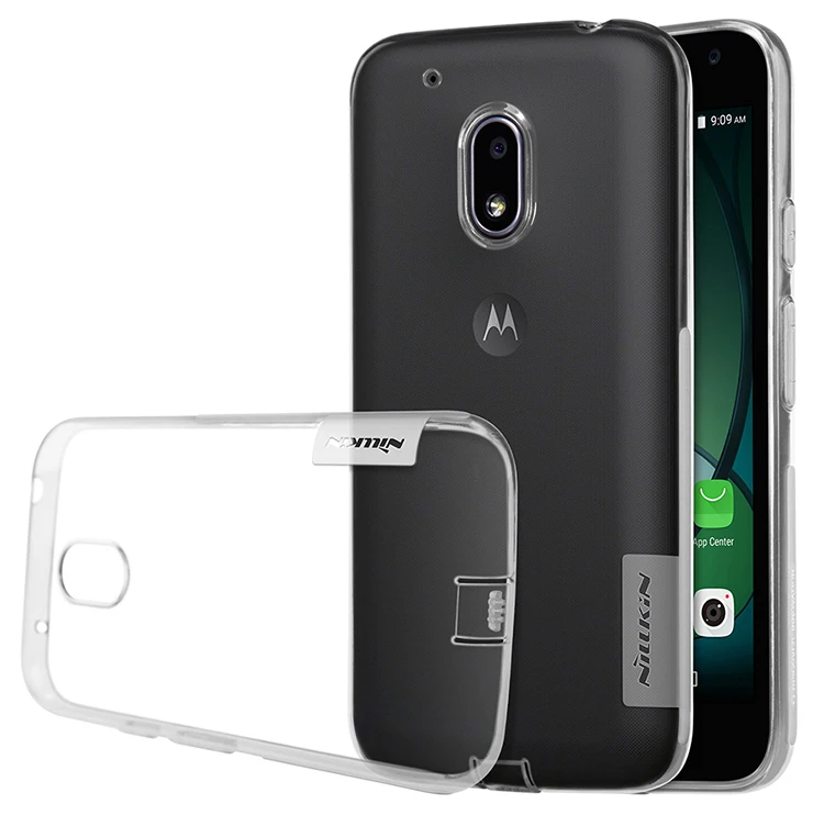 Чехол NILLKIN Nature из ТПУ для MOTO G4 Play 5 0 дюйма прозрачный силиконовый качественный