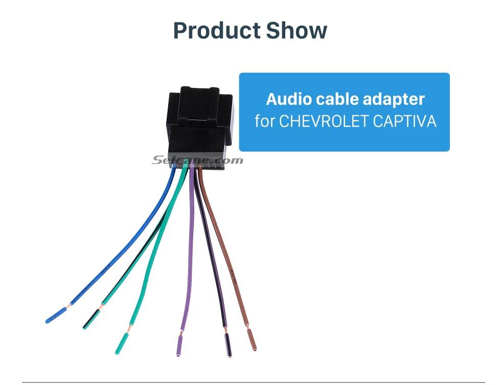 Seicane высокое качество жгут проводов адаптер аудио кабель и радио штекер адаптер кабель для CHEVROLET CAPTIVA автомобильный комплект