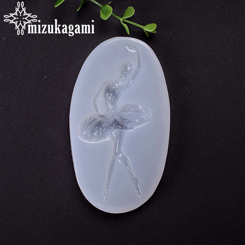 

1pcs UV Resin Jewelry Liquid Silicone Mold Dancing girl Silicone Gem Molds For DIY Handwork Finding Makeing Jewelry