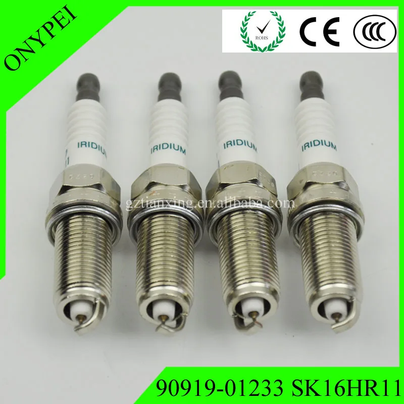 

90919 01233 SK16HR 11 Free Shipping 9091901233 SK16HR11 Iridium Spark Plug For Toyota Camry RAV4 Scion tC 90919-01233 SK16HR-11