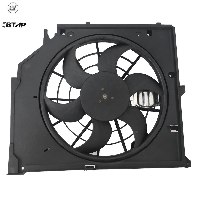 BTAP New Radiator Cooling Fan Assembly Front For BMW E46 325i 328i 330i