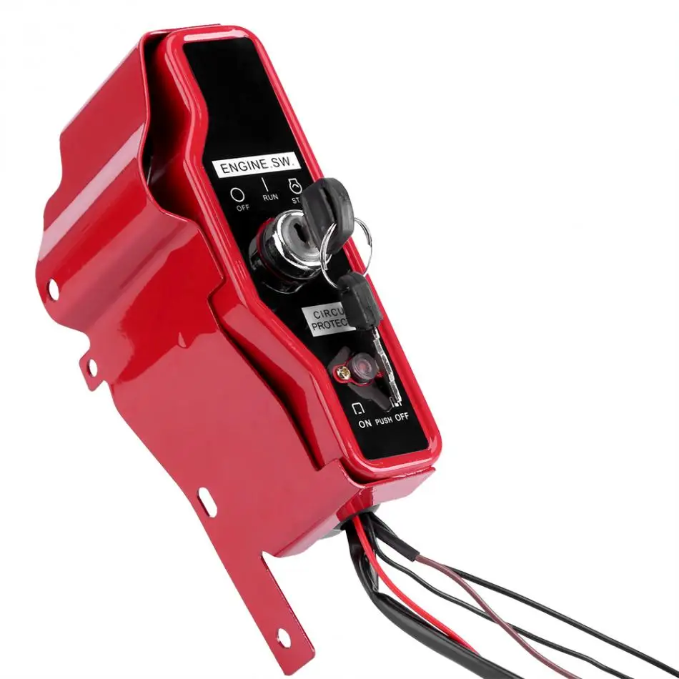 VBESTLIFE Electric Ignition Switch Box with 2 Keys for Honda GX390 13HP