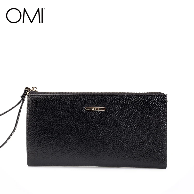 OMI Women s wallet Women s bag Female s purse ladies long wallet genuine leather purse