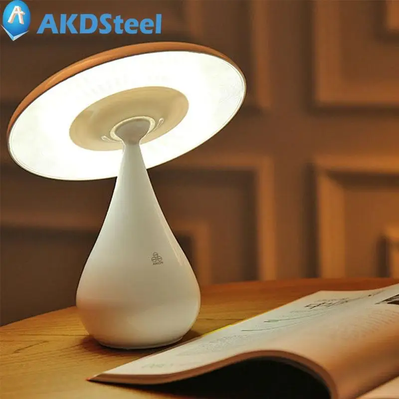 

AKDSteel USB Chargeable LED Mushroom Night Light Negative Ion Air-Cleaner Eye Protection Lamp Stepless Dimming Gift Decoration