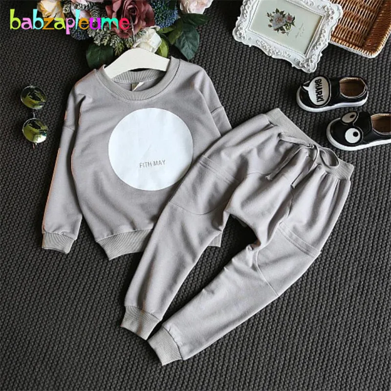 

2016 Autumn Toddler Girls Clothes Long Sleeve Hoodie+Pants Sport Kids Clothing Korean Print Boys Outfits Children Tracksuit A015