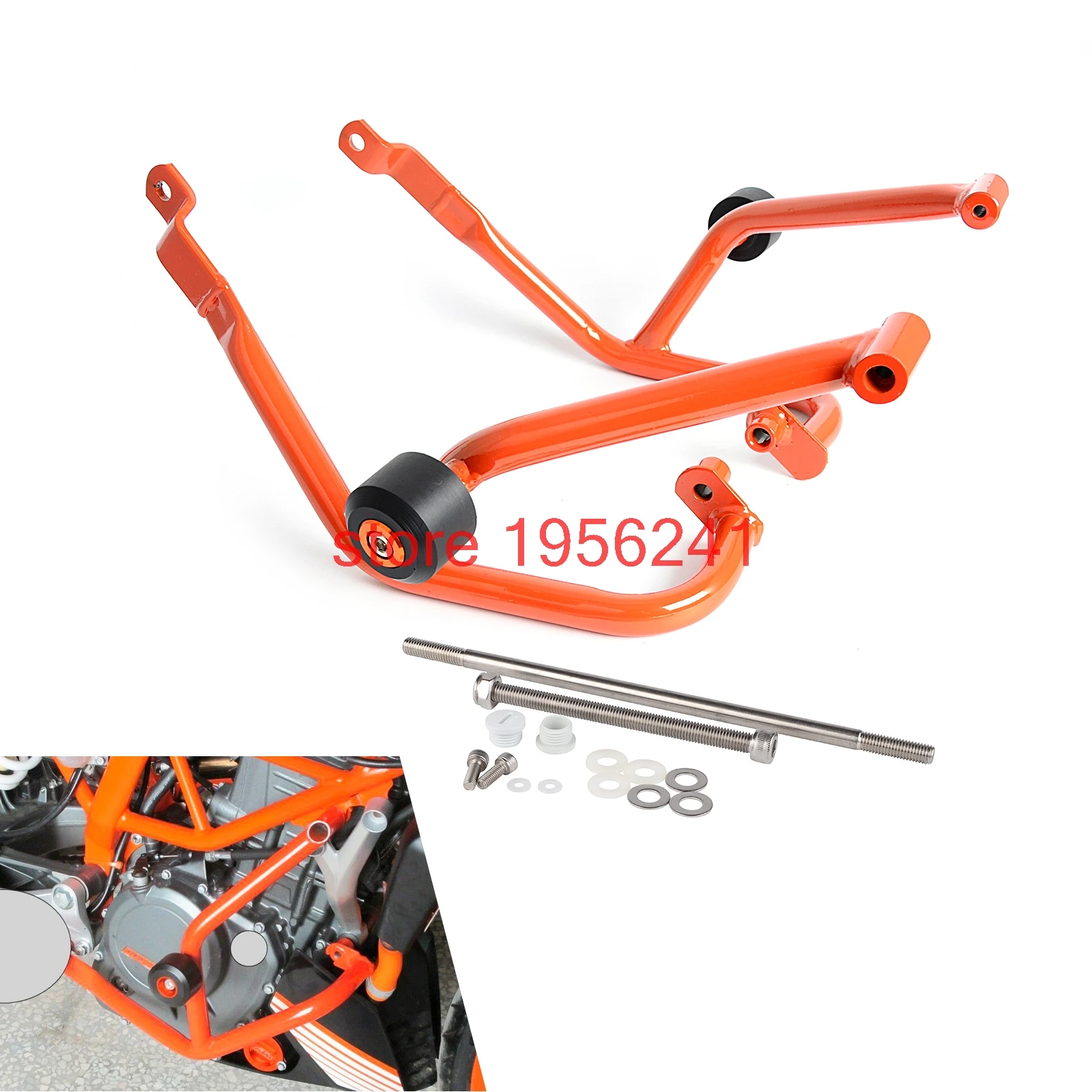 

NICECNC Motorcycle Engine Guard Crash Bars Frame Protector Bumper For KTM 125 200 Duke 2011 2012 2013 2014 2015