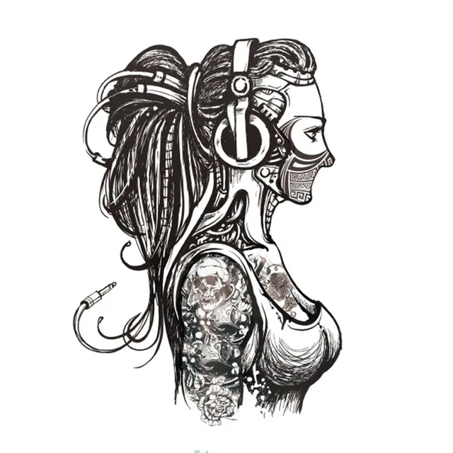 2017 baru body art hd besar tato sticker sexy assasin wanita gun tattoo temporary stiker flash 2017 baru body art hd besar tato sticker sexy assasin wanita gun tattoo temporary stiker flash