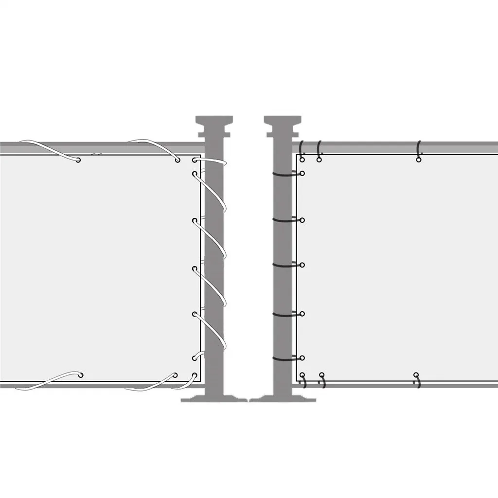 0,9*5 м ПВХ балкон конфиденциальности экран люверсы забор палуба сетка ветер экран солнцезащитный козырек УФ-Защита от Солнца Анти-УФ защита от ветра#6/6