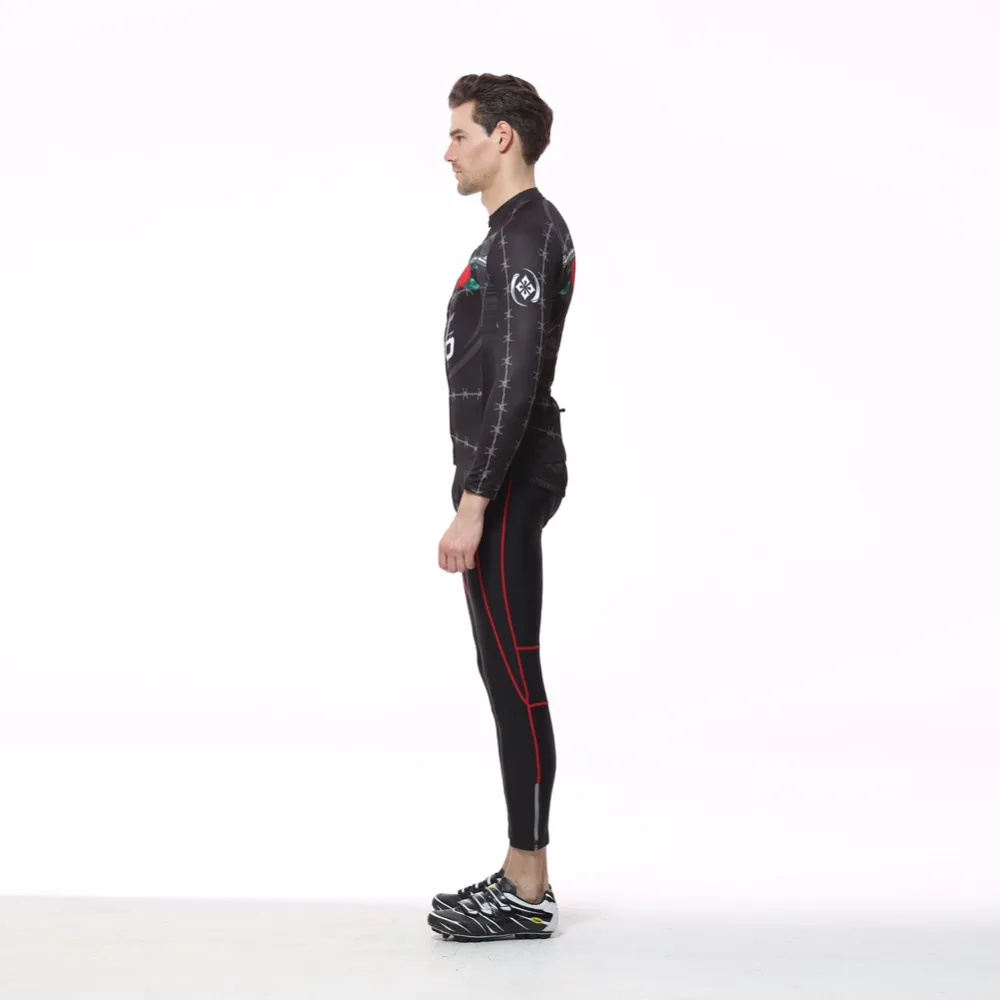 Autumn Winter Windproof Cycling Jacket Sets Clothing Long Sleeve Pants Thermal Fleece Sports Clothes Cycling Riding Jackets Sets