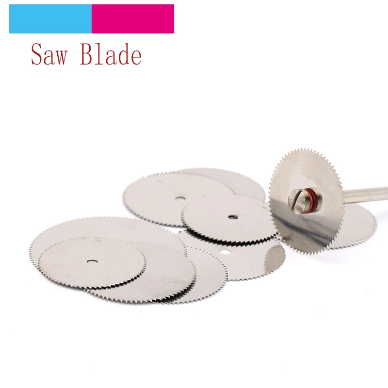 

20pcs 22/25/32mm Circular Saw Blade Rotary Tool Metal Cutter Power Tools Set Wood Cutting Discs Drill Mandrel Cut For Dremel