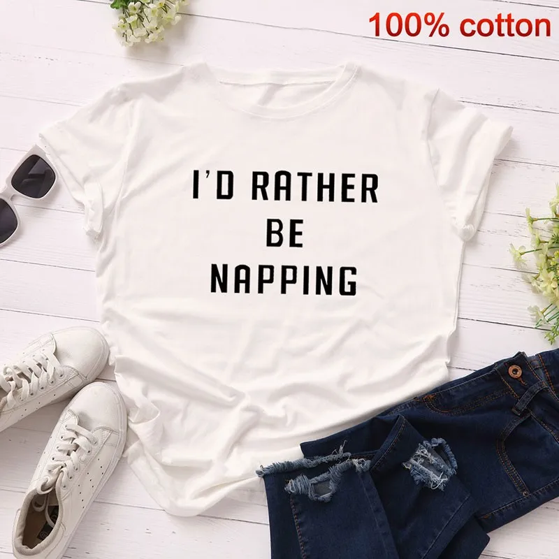 

GUMPRUN Summer Tops For Women 2019 Letter Print T Shirt Plus Size Casual Slim Fit Cotton Tshirt Short Sleeve Streetwear T Shirt
