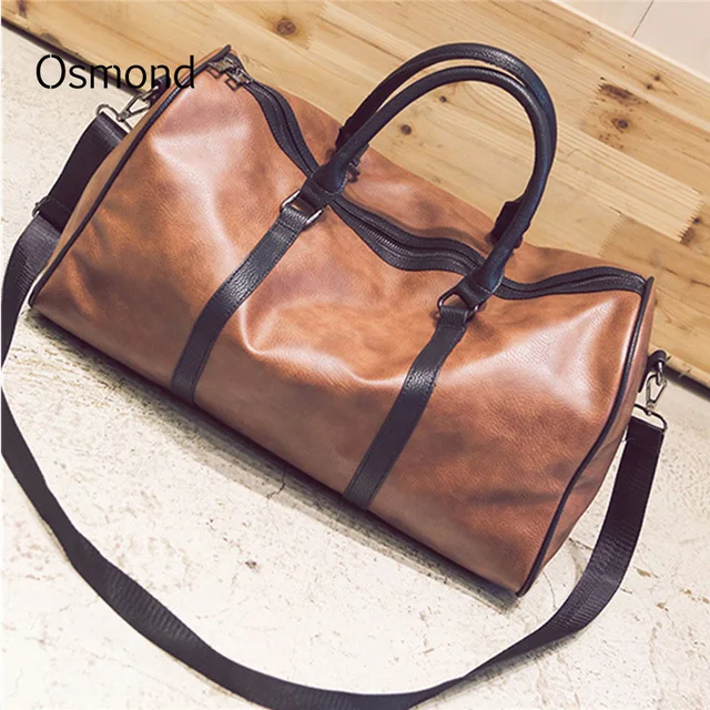 Best Price PU Leather Travel Bag Sport Gym Bags Fitness Duffel Tote Large Capacity Traveling Shoulder Handbag Outdoor Luggage Black Brown Best Price PU Leather Travel Bag Sport Gym Bags Fitness Duffel Tote Large Capacity Traveling Shoulder Handbag Outdoor Luggage Black Brown