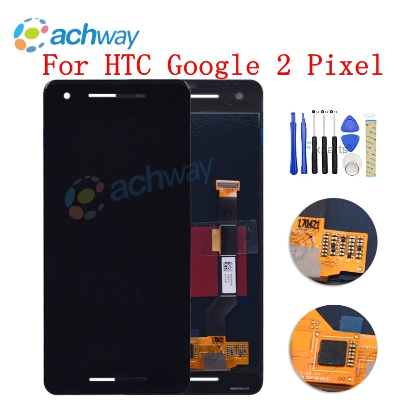 

6.0" For Google Pixel 2 XL LCD Display Touch Screen Digitizer Assembly Replacement+Tools For Google Pixel 2 LCD Display 5.0