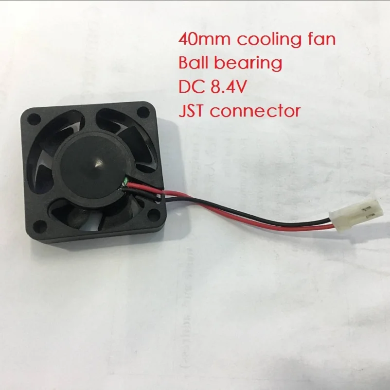 1 Piece Gdstime DC 8.4V 40x40x10mm 4cm Dual Ball JST Connector Small Cooler Cooling Fan 40mm x