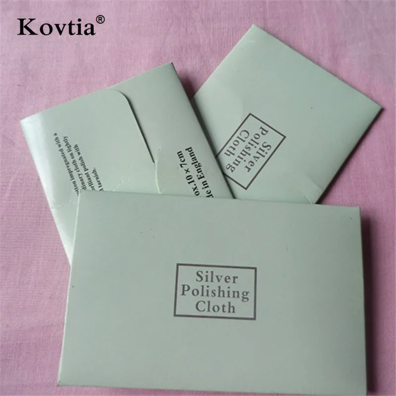 10x7cm Wholesale 925 Sterling Silver Cleaning Cloth Rub Silver