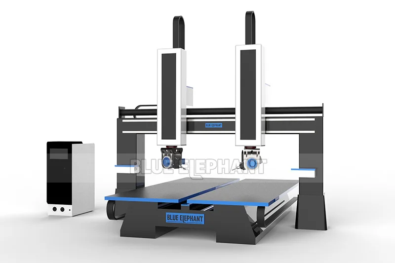 1224 5 осевой фрезерный станок с ЧПУ, 5 осевой Гравировальный фрезерный станок с ЧПУ для дерева, высокий предел Z фрезерный станок с ЧПУ 1224 с поворотом