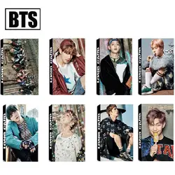 HD 30 шт./компл. KPOP BTS Bangtan Boys Wings альбом Фотокарта ПВХ карты самодельные ЛОМО Фотокарта