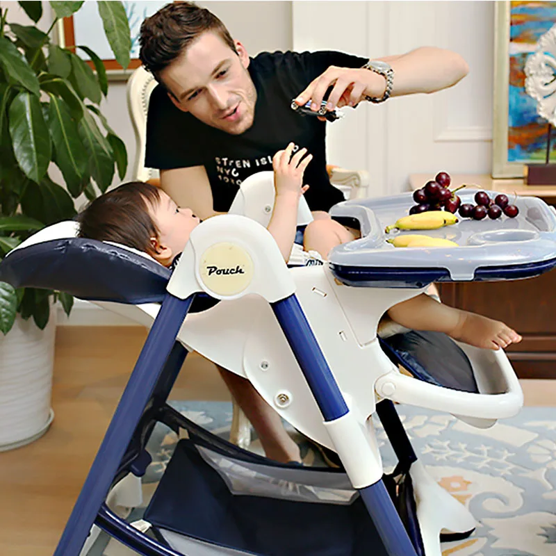  Pouch New Fashional Multifunctional Portable Children Highchairs Removable Baby Feeding Chair model