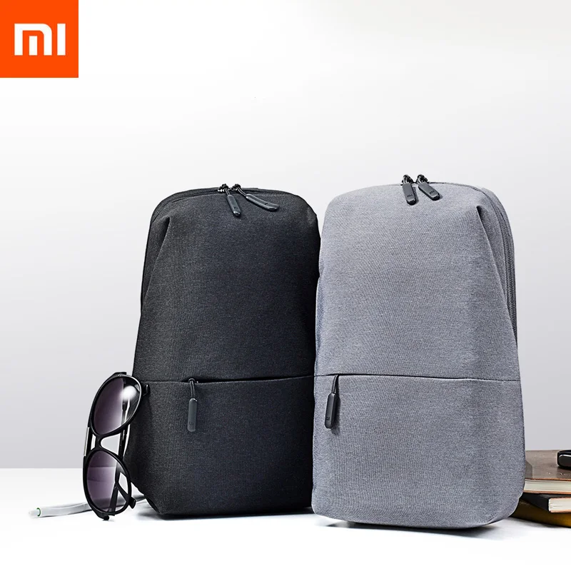 

New Original Xiaomi Backpack Bag Urban Casual Chest Bag Shoulder Backpack for both Men and Women, Suitable for Backpacking