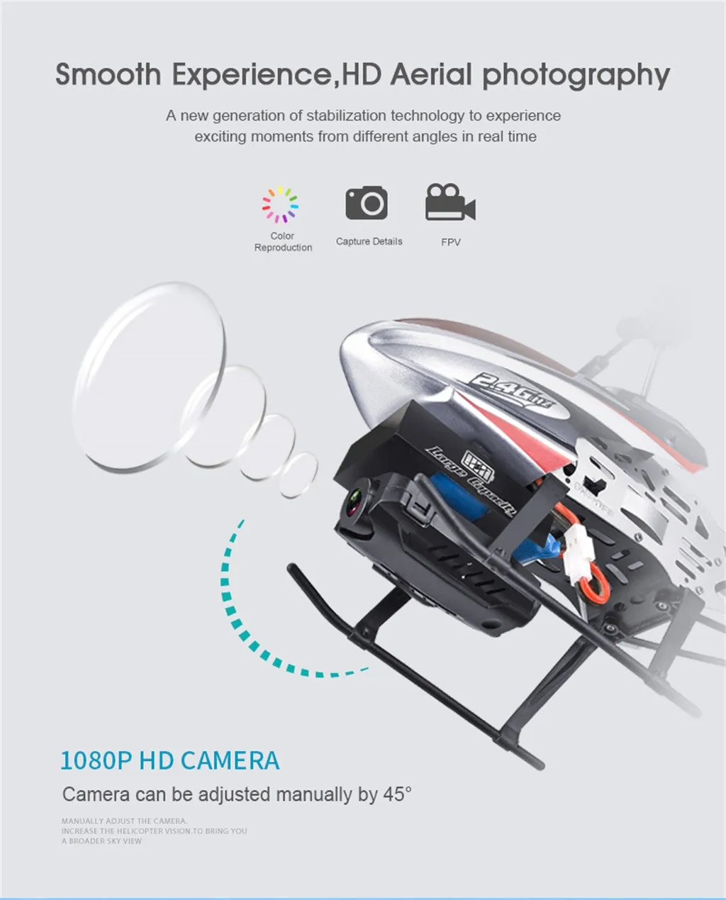 2,4 GHz 3.5CH RC 1080 P wifi камера Дистанционное управление радиоуправляемая игрушка вертолет Дрон Пластиковый Вертолет модель Прямая 4,25