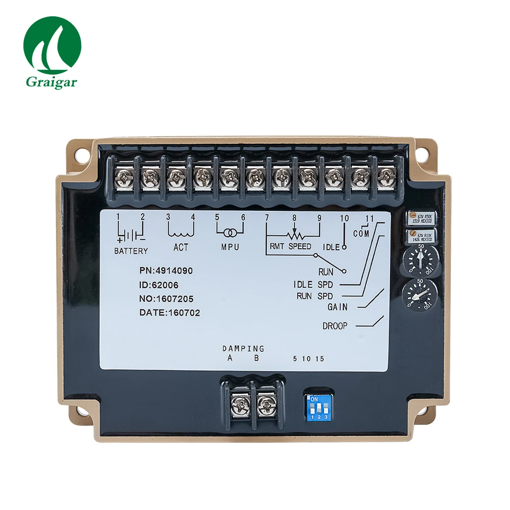 

Speed controller 4914090 for cummins generator 1K-7.5K Hz continuous Speed Range