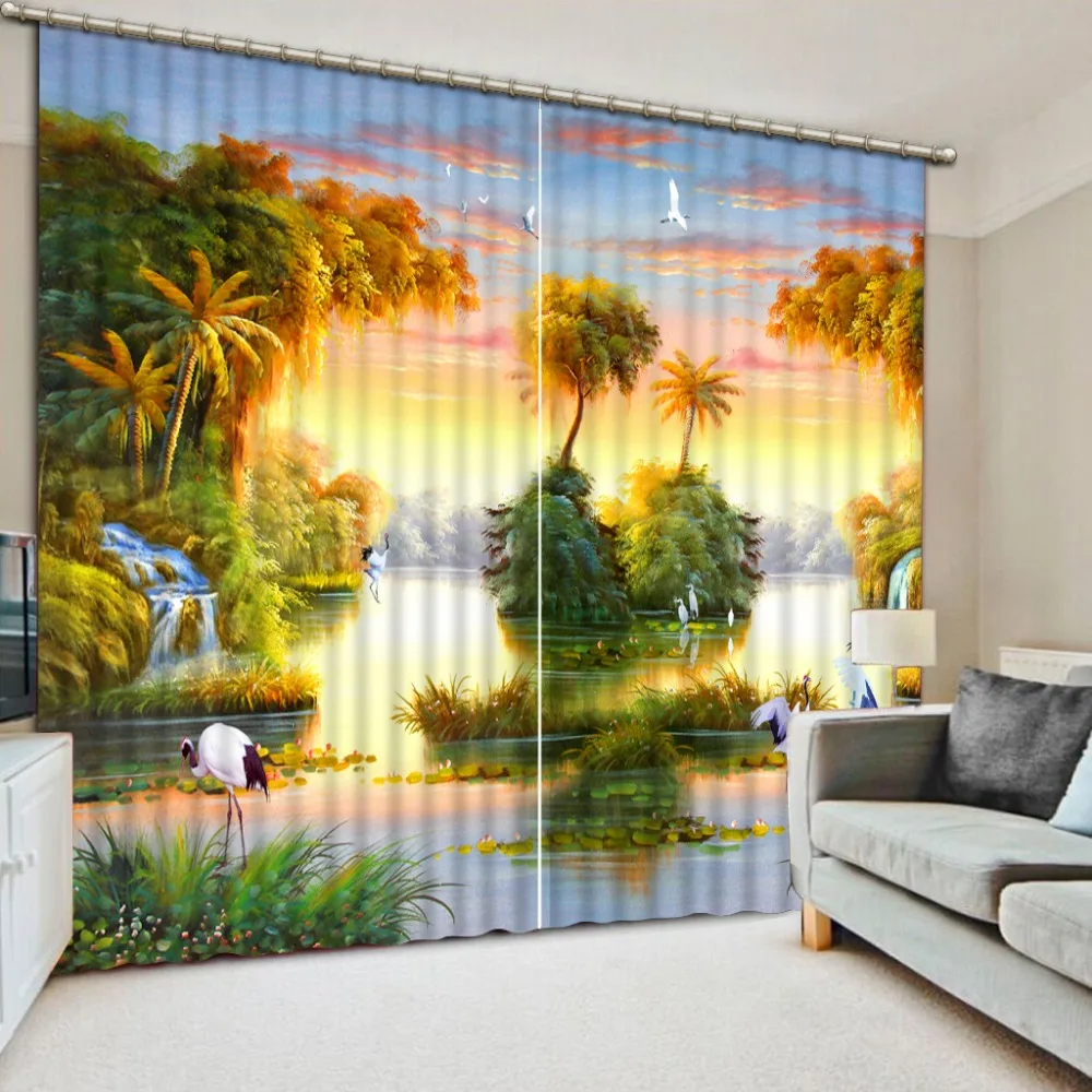 

3d Curtains Customize size fashion decor curtains living room window home decoration for bedroom 3d Curtains