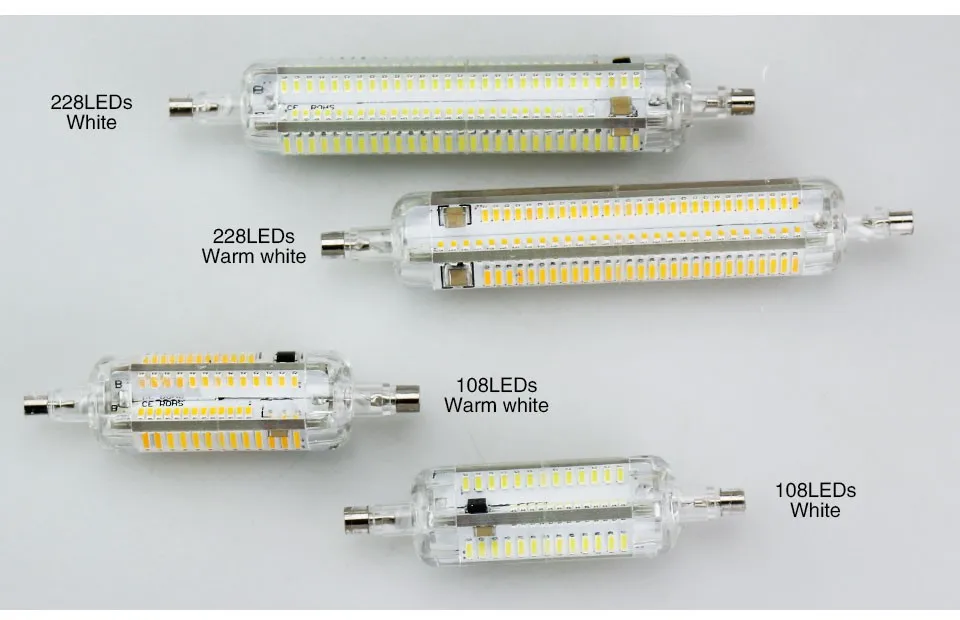 3014 СВЕТОДИОДНЫЙ R7S лампа с силиконовой трубкой AC 220V лампады r7s SMD 78 мм 118 мм 10 Вт 15 Вт лампочка Замена галогенного домашнего освещения
