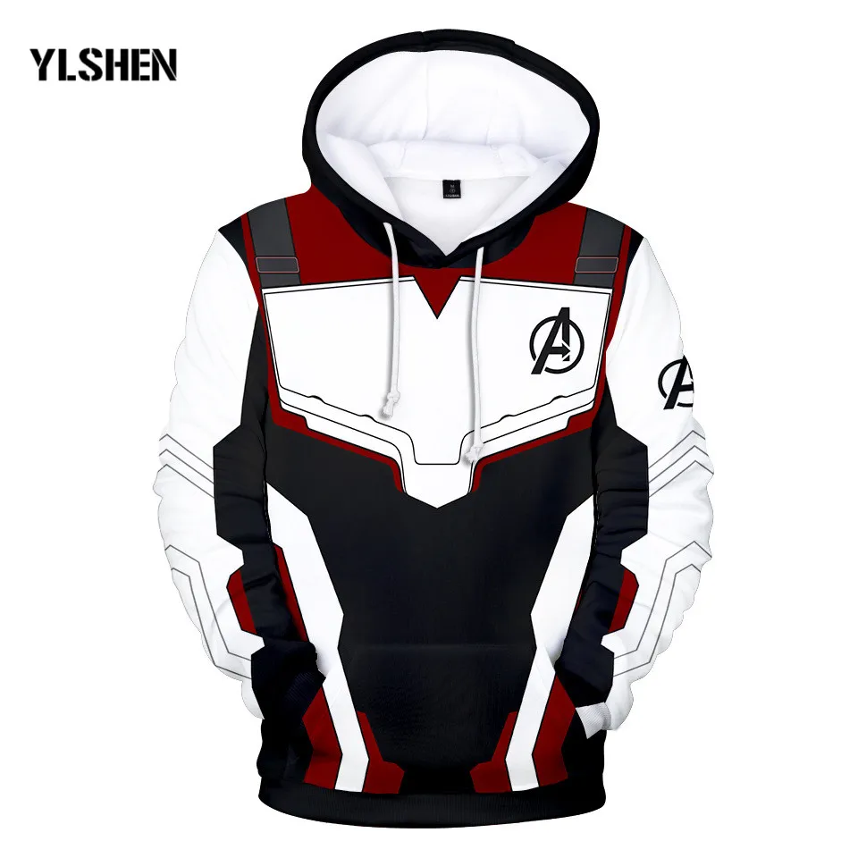 Kids Avengers Endgame Hoodie Jacket Avengers Cosplay Costumes Women Captain Marvel Costume Sweater T-Shirt Sweatshirt Suit disfr
