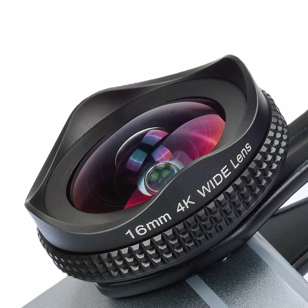 APEXEL Pro 16 мм 4k супер широкоугольный объектив с фильтром CPL 2 в 1 HD универсальный