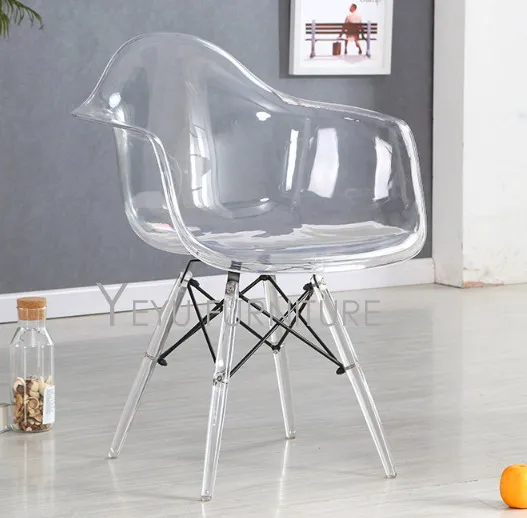Прозрачный современный дизайн Классический Модный популярный мебель для столовой стул мебель для дома кафе стул, кристаллы для столовой стул