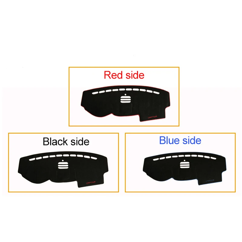 Car Dashboard Avoid Light Pad Instrument Platform Desk Cover Mat Carpets Trim LHD For Chevrolet Cap