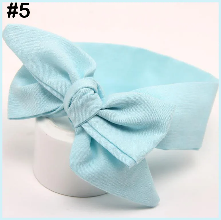 

free shipping 120pcs headbands Newborn Twist Tied DOT Headbands plaid girl band Little Girl Hair Accessories