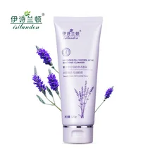 ISILANDON Oil Control Face Cleanser Lavender Remove Dirt Acne120g Skin Care Whitening Moisturizing Hot Sales 2016