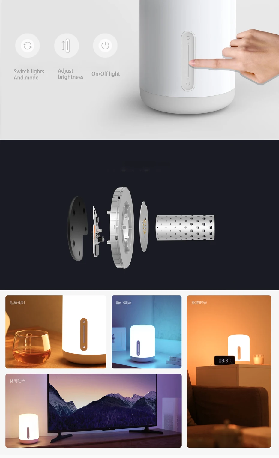 Original-Xiaomi-Bedside-Lamp-2-LED-Light-Bluetooth-Smart-Indoor-Night-Light-Remote-Touch-Control-Smart-App-control-_11