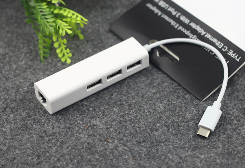 USB C 3 1 type RJ45 Ethernet сетевой адаптер порта для Macbook Air PRO Nokia N1 мыши клавиатуры белый|usb