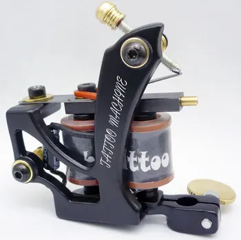 

10Pcs/lot Pro Casting Iron Tattoo Machine 10 Wraps coil stainless steel Tattoos Body Art Gun Coil Machine LPC-ITM-7040-9I