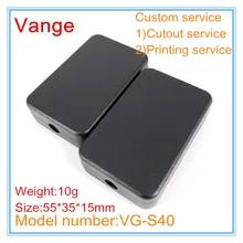 10 шт./лот литой пластиковый чехол IP54 ABS пластиковый корпус для электроники 55*35*15 мм